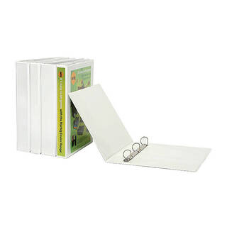 Marbig Clearview Insert Binder A5 25mm 2D White