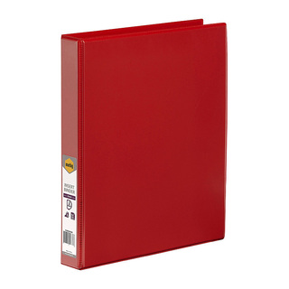 Marbig Clearview Insert Binder A4 25mm 2D Red