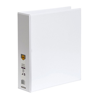 Marbig Clearview Insert Binder A4 50mm 3D White