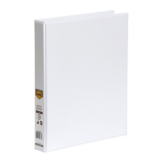 Marbig Clearview Insert Binder A4 25mm 4D White