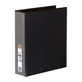 Marbig Clearview Insert Binder A4 50mm 4D Black