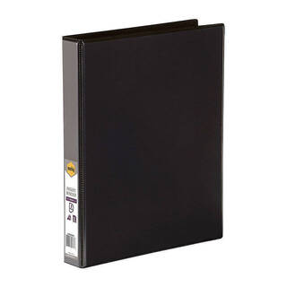 Marbig Clearview Insert Binder A4 25mm 3D Black