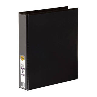 Marbig Clearview Insert Binder A4 38mm 2D Black