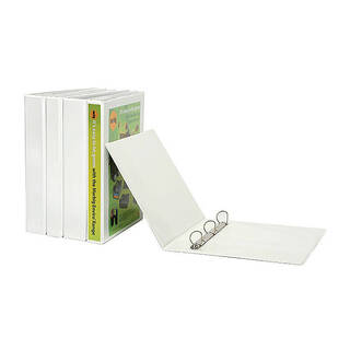 Marbig Clearview Insert Binder A4 65mm 3D White