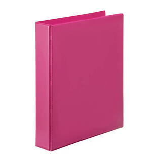 Marbig Clearview Insert Binder A4 38mm 2D Pink