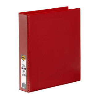 Marbig Clearview Insert Binder A4 38mm 3D Red