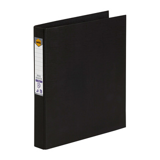 Marbig Ring Binder A4 25mm 2D Pe Black