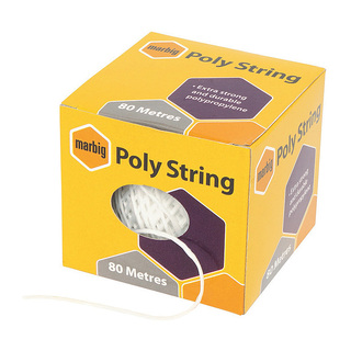 Marbig Poly String 80M Poly 80M White