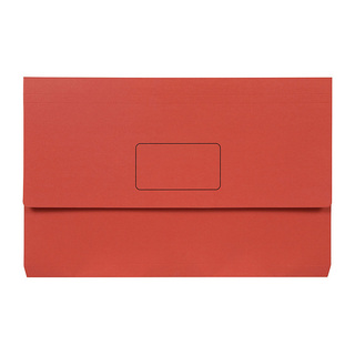 Marbig Slimpick F/C Document Wallet Brt Red Pk10