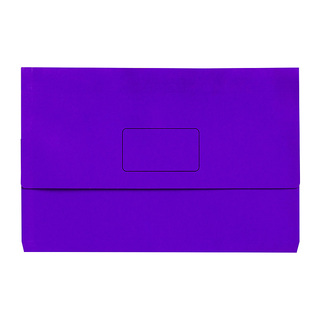 Marbig Slimpick F/C Document Wallet Brt Prpl Pk10