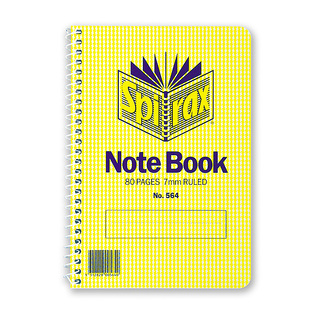 Spirax 564 Notebook Side Opening 167X114 80Pg Pk20