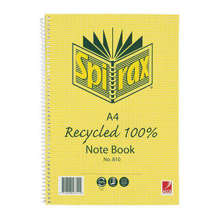 Spirax 810 Recycled Notebook A4 120 Pg Pk5