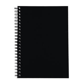 Spirax 512 Hard Cover Book A4 200 Page Black Pk5