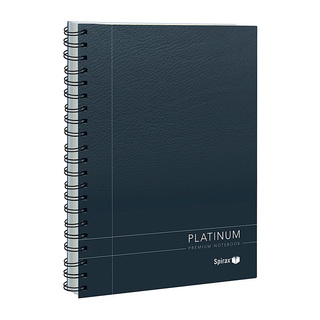 Spirax 401 Platinum Notebook A5 200 Pg Black Pk5