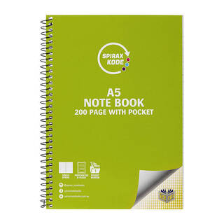 Spirax Kode 963 A5 Notebook A5 200Pg Pk5