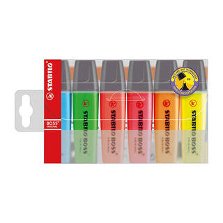 Stabilo Boss Highlighter Assorted Wlt6