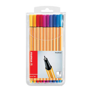 Stabilo Point 88 Fineliner Assorted Wlt20