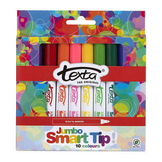 Texta Smart Tip Jumbo Marker Astd Wlt10