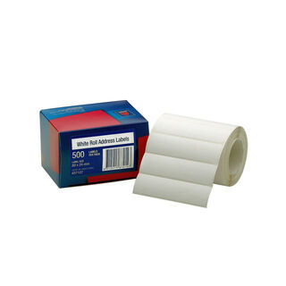 Avery Label Address Roll Handwritable 89x24mm - 500 Labels per Roll