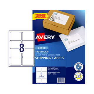 Avery Laser Label L7165 99.1x67.7mm - 8Up Pack 100