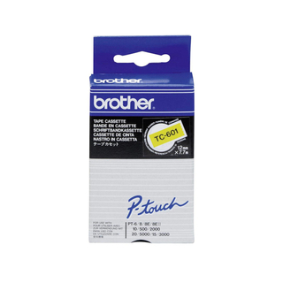 Brother TC-601 Labelling Tape - 12mm x 8m