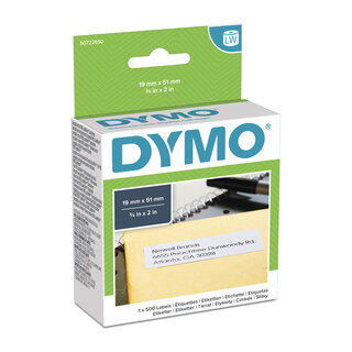 Dymo LabelWriter 19mm x 51mm White Label Roll (S0722550)