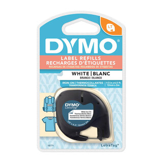 Dymo LetraTag Iron-On Tape 12mm x 2m (18771)