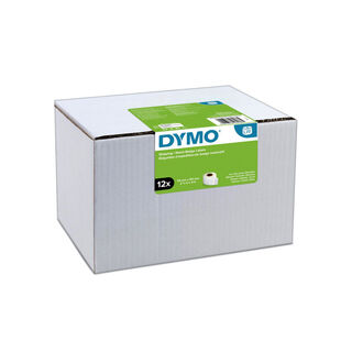 Dymo LabelWriter Label Bulk - 54 x 101mm Carton of 12 Rolls of 220 Labels (S0722420)