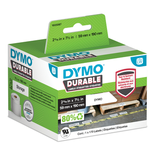 Dymo LabelWriter Durable MP Labels 59x190mm 170 per Roll (1933087)