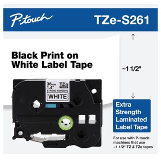 Brother TZe-S261 Labelling Tape - 36mm x 8m